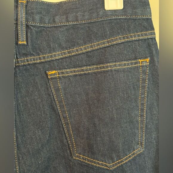 Frame NWOT le high and tight straight leg cropped dark wash 90s jeans sz 33 - Picture 8 of 8